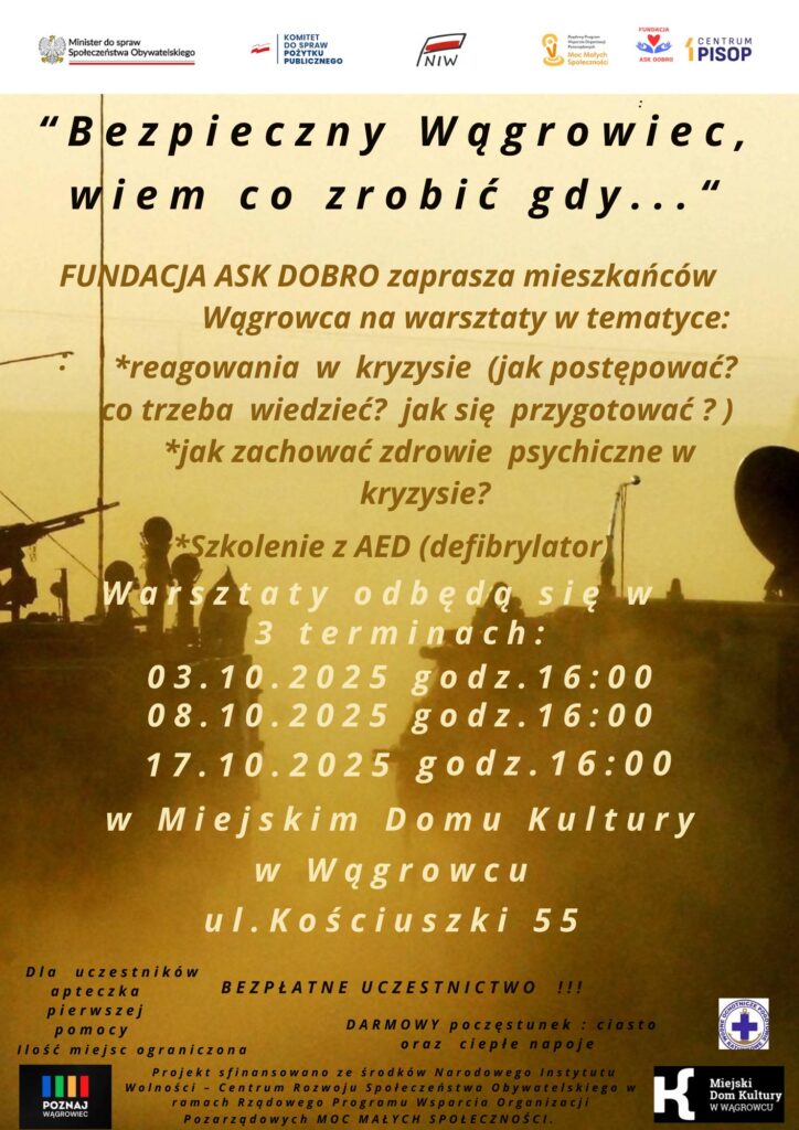 547666624_122145732110805031_1244230651372603315_n-724x1024 Warsztaty „Bezpieczny Wągrowiec – wiem co zrobić, gdy…” już niebawem! [ZAPROSZENIE]