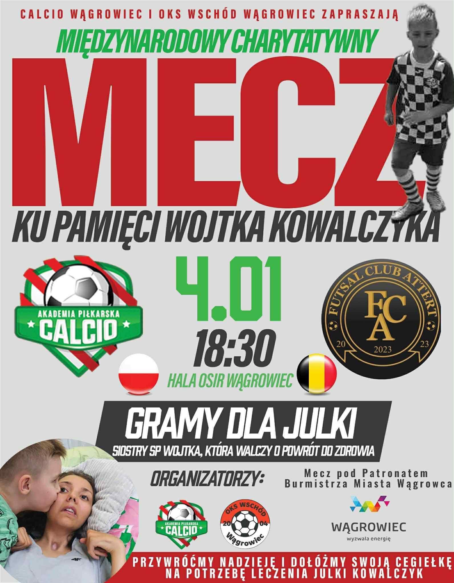 606396735_1543353413497027_8541754878121519480_n To będzie coś więcej niż mecz. Charytatywne futsalowe spotkanie w Wągrowcu dla Julii Kowalczyk