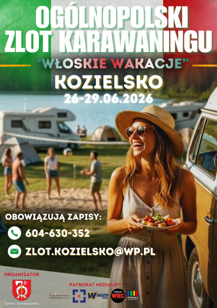 655364890_122101877547052878_247579836496054506_n-724x1024 V Ogólnopolski Zlot Karawaningowy Kozielsko 2026 pod hasłem „Włoskie Wakacje” - Trwają zapisy!
