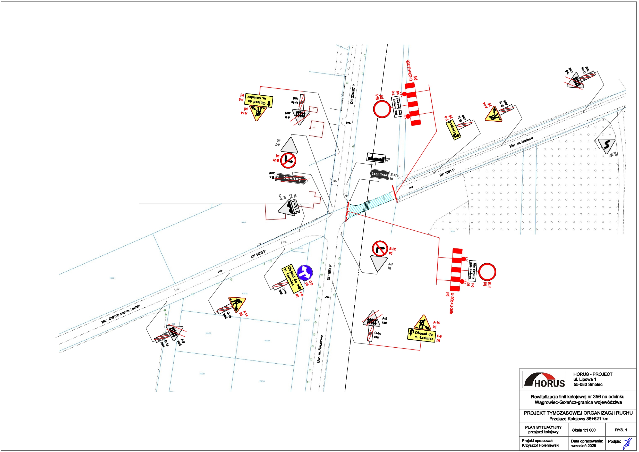 L-356-km-39639-kat.-B-Lechlinek-Losiniec-ZATWIERDZONY_page-0009 Utrudnienia na trasie Lechlinek – Łosiniec. Już od jutra nastąpi zamknięcie ważnego przejazdu kolejowego