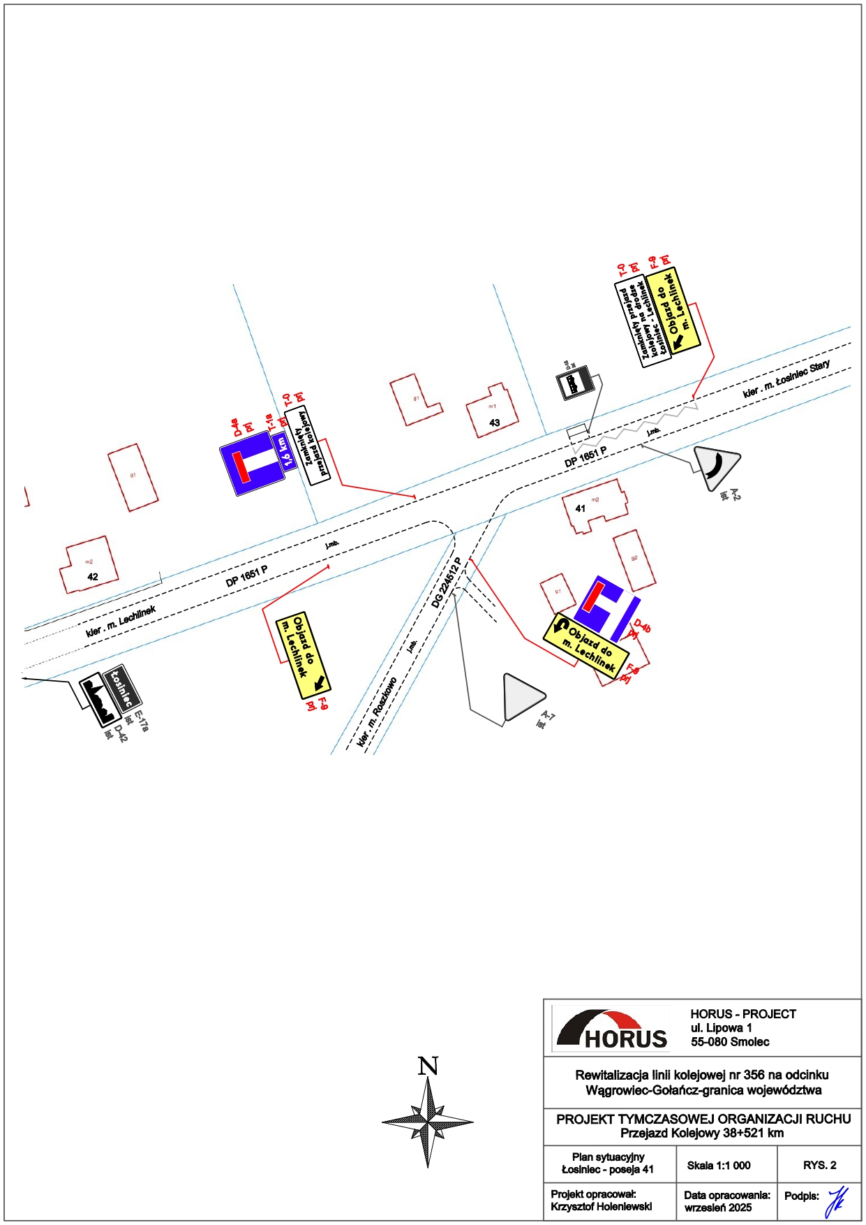 L-356-km-39639-kat.-B-Lechlinek-Losiniec-ZATWIERDZONY_page-0010 Utrudnienia na trasie Lechlinek – Łosiniec. Już od jutra nastąpi zamknięcie ważnego przejazdu kolejowego
