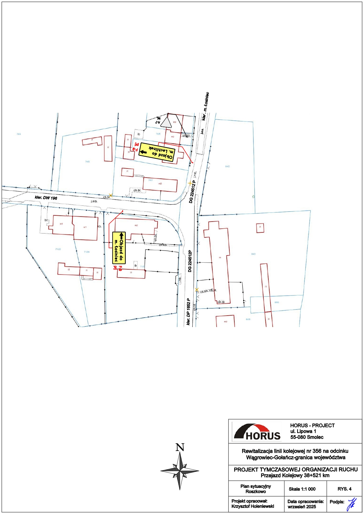 L-356-km-39639-kat.-B-Lechlinek-Losiniec-ZATWIERDZONY_page-0012 Utrudnienia na trasie Lechlinek – Łosiniec. Już od jutra nastąpi zamknięcie ważnego przejazdu kolejowego