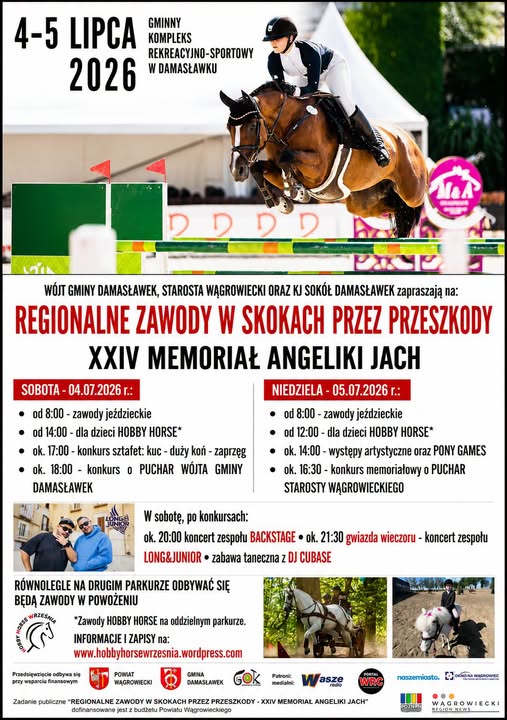 730332496_1568494898141984_5759216785626745745_n Regionalne zawody jeździeckie ponownie w Damasławku. Przed nami XXIV Memoriał Angeliki Jach