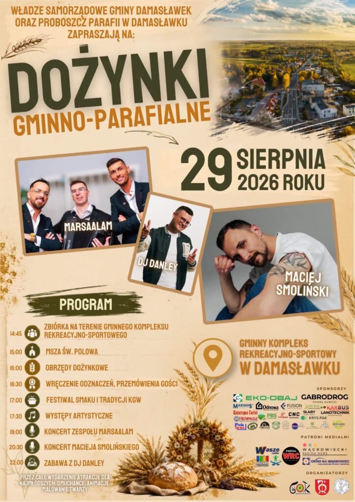05433A15-31E2-4325-B01B-0D7824F79E4B-724x1024 Dożynki Gminno-Parafialne w Damasławku. Będzie muzyka, tradycja i sporo atrakcji
