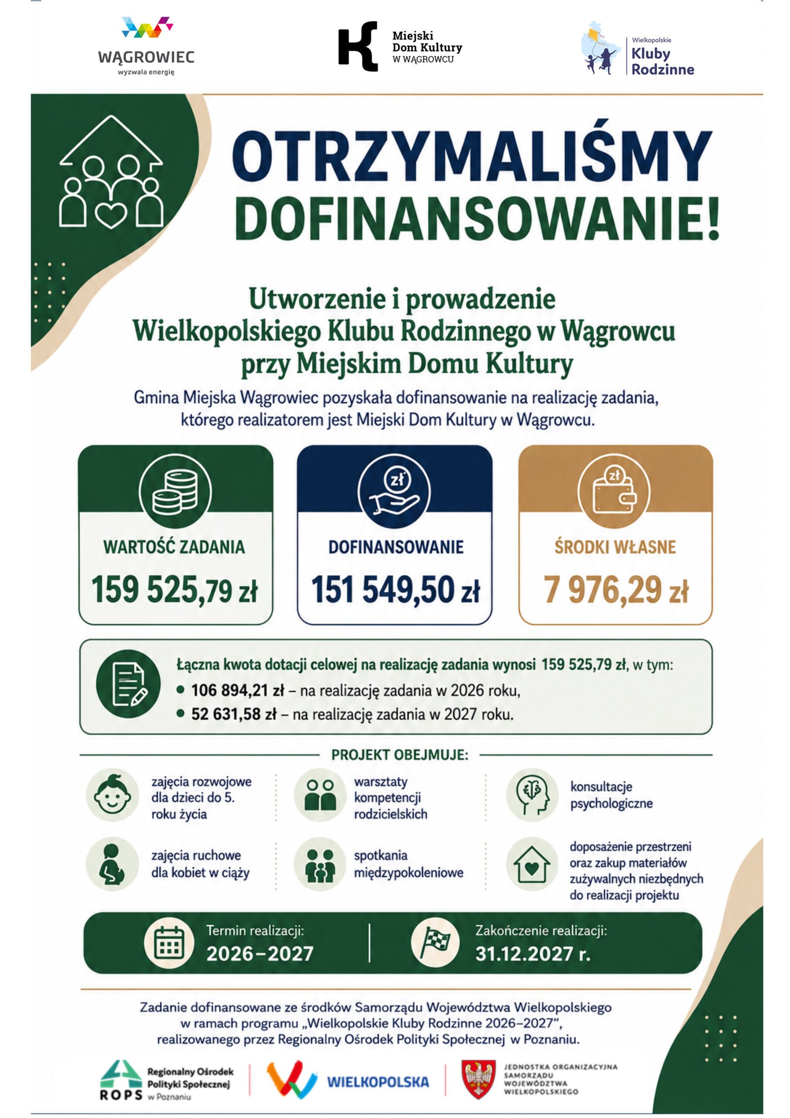otrzymalismy-dofinansowanie-wkr-scaled Wągrowiec z kolejnymi dofinansowaniami! MDK zrealizuje trzy nowe projekty